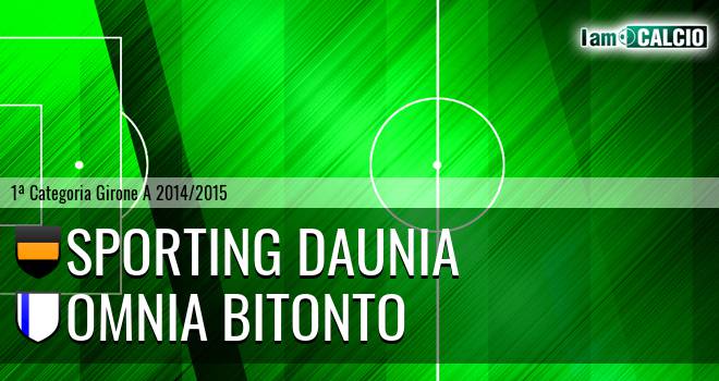 Sporting Daunia - Bitonto Calcio