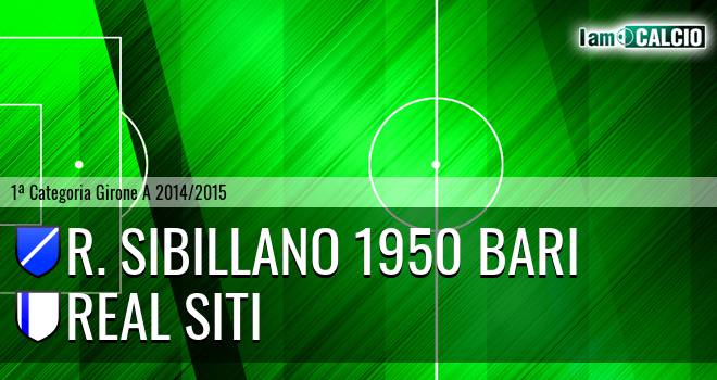 R. Sibillano 1950 Bari - Real Siti