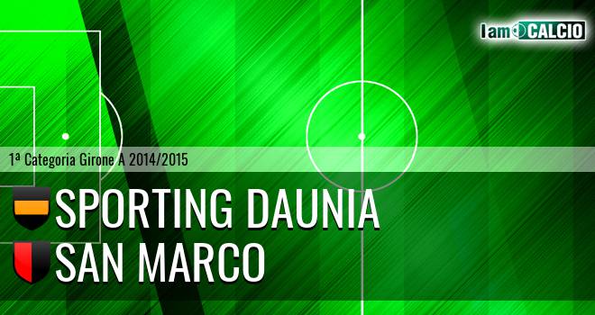 Sporting Daunia - San Marco