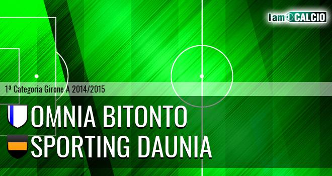 Bitonto Calcio - Sporting Daunia