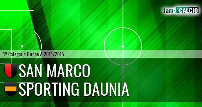 San Marco - Sporting Daunia