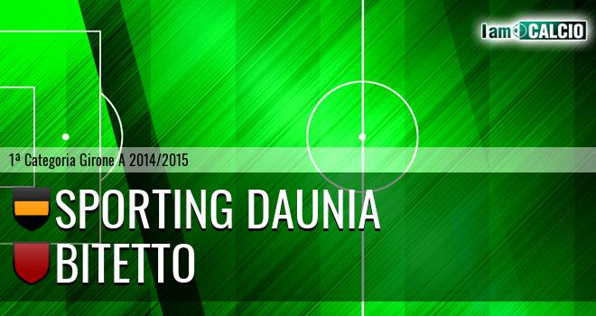 Sporting Daunia - Bitetto