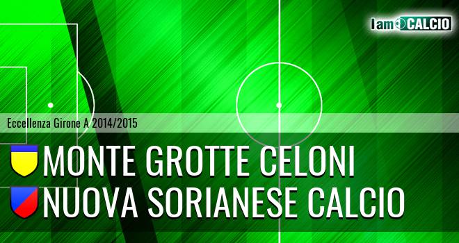 Monte Grotte Celoni - Nuova Sorianese Calcio