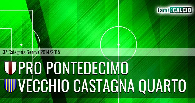 Pro Pontedecimo - Vecchio Castagna Quarto