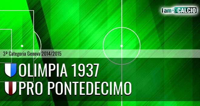 Olimpia 1937 - Pro Pontedecimo