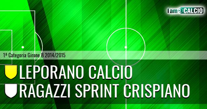 Leporano Calcio - Ragazzi Sprint Crispiano