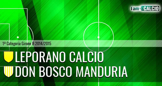 Leporano Calcio - Don Bosco Manduria