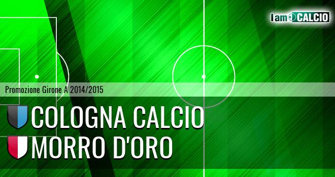 Cologna Calcio - Morro D'Oro