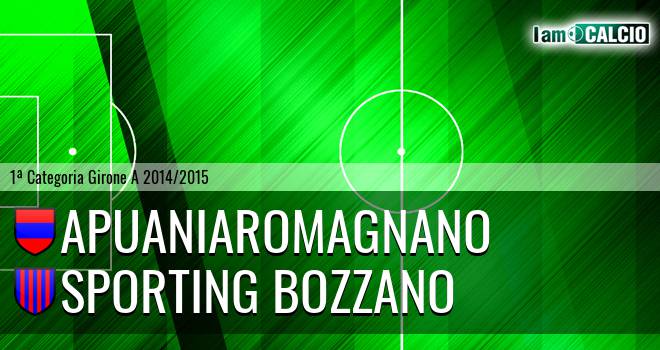 Apuaniaromagnano - Sporting Bozzano