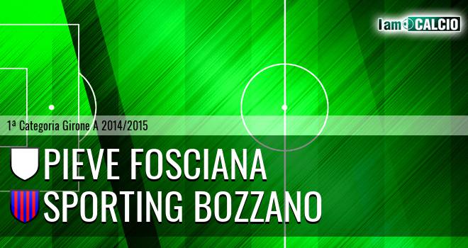 Pieve Fosciana - Sporting Bozzano