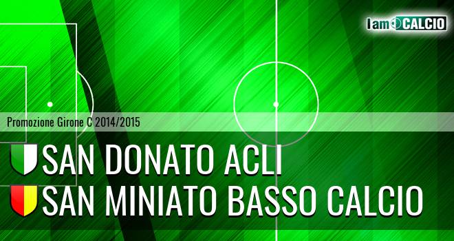 San Donato Acli - San Miniato Basso Calcio