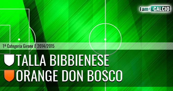 Talla Bibbienese - Orange Don Bosco