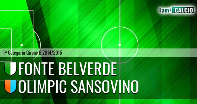 Fonte BelVerde - Olimpic Sansovino