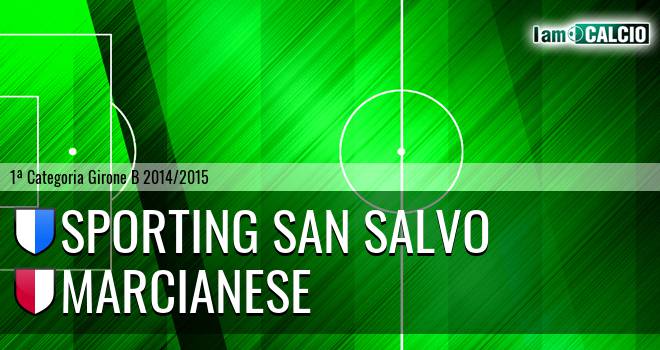 Sporting San Salvo - Marcianese