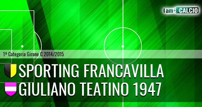 Sporting Francavilla - Giuliano Teatino 1947