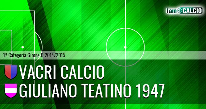 Vacri Calcio - Giuliano Teatino 1947