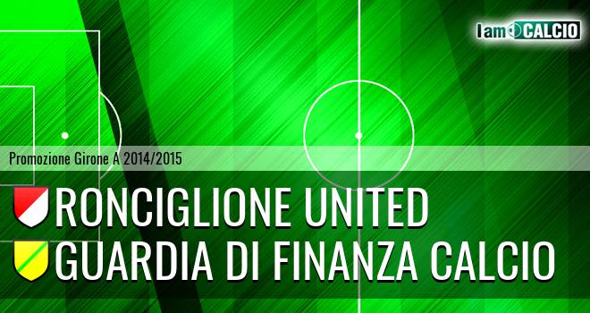 Ronciglione United - Guardia di Finanza Calcio