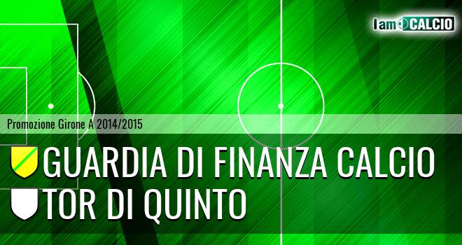 Guardia di Finanza Calcio - Tor di Quinto