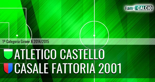 Atletico Castello - Casale Fattoria 2001