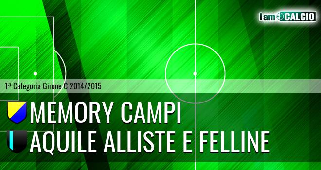 Memory Campi - Aquile Alliste E Felline