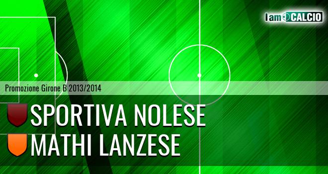 Sportiva Nolese - Mathi Lanzese