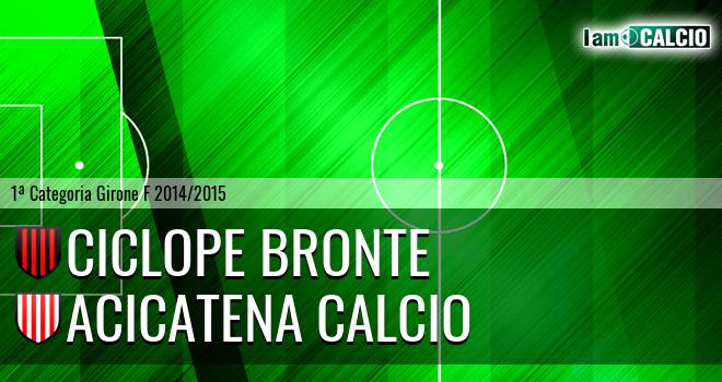 Ciclope Bronte - Acicatena Calcio