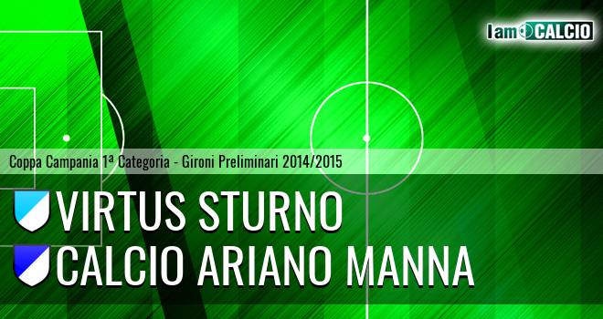 Virtus Sturno - Calcio Ariano Manna