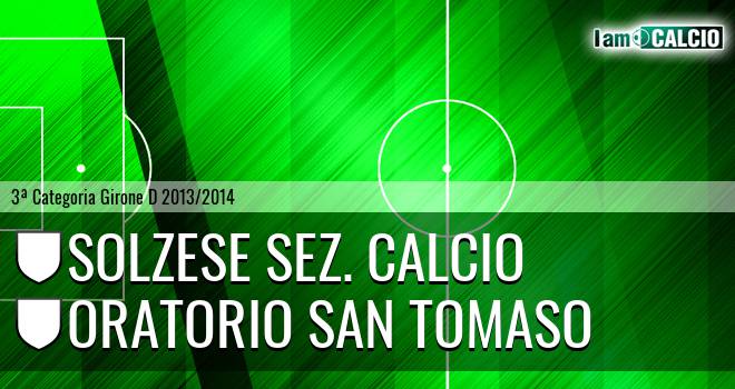 Solzese sez. calcio - Oratorio San Tomaso