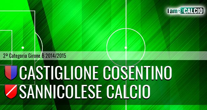 Castiglione Cosentino - Sannicolese Calcio