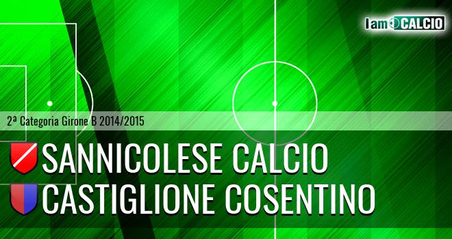 Sannicolese Calcio - Castiglione Cosentino