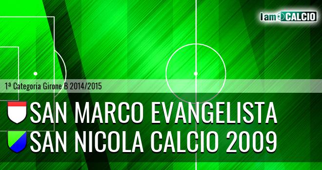 San Marco Evangelista - San Nicola Calcio 2009