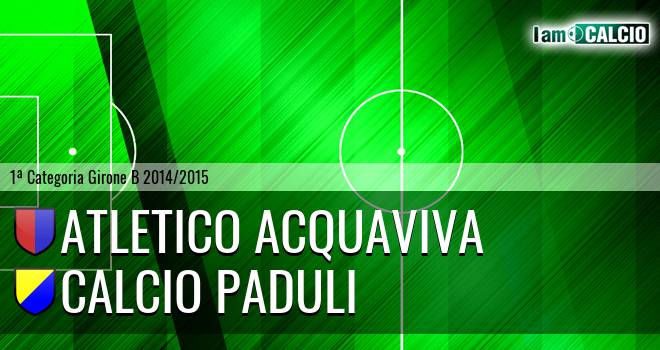 Atletico Acquaviva - Calcio Paduli