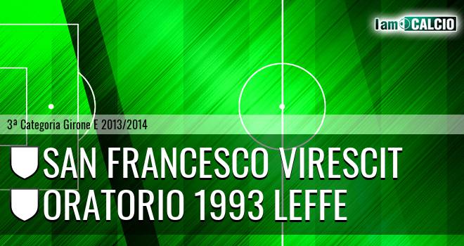 San Francesco Virescit - Oratorio 1993 Leffe