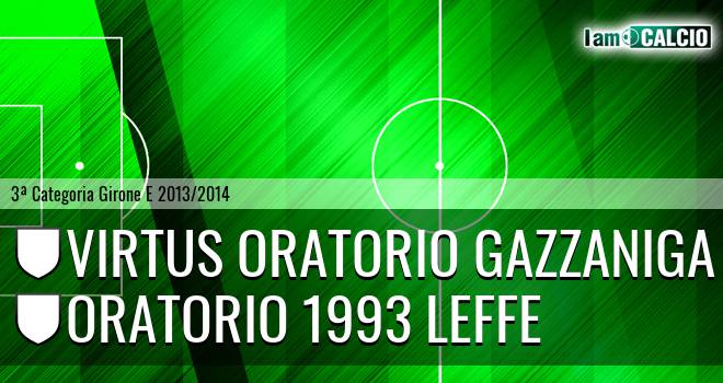 Virtus Oratorio Gazzaniga - Oratorio 1993 Leffe