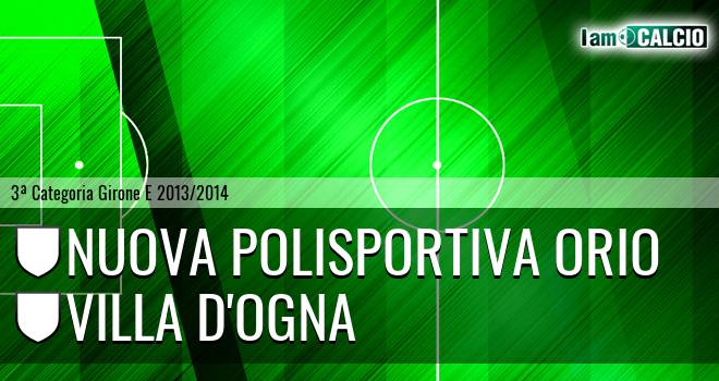 Nuova Polisportiva Orio - Villa d'Ogna