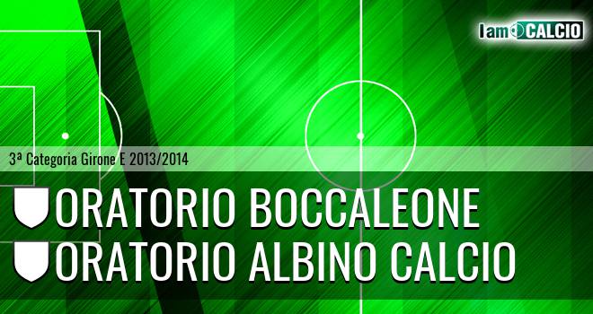 Oratorio Boccaleone - Oratorio Albino calcio