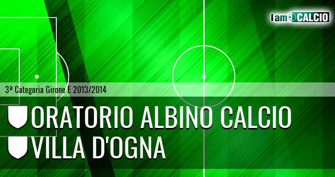 Oratorio Albino calcio - Villa d'Ogna