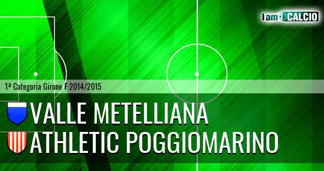 Valle Metelliana - Athletic Poggiomarino