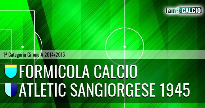 Formicola Calcio - Atletic Sangiorgese 1945