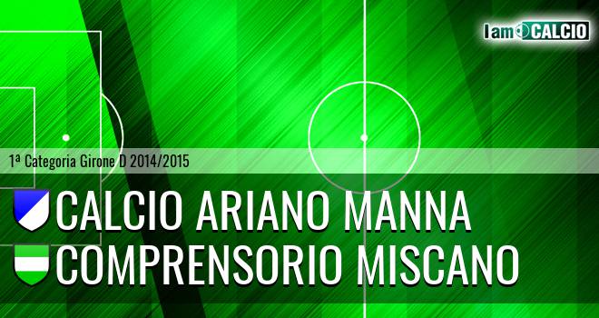 Calcio Ariano Manna - Comprensorio Miscano