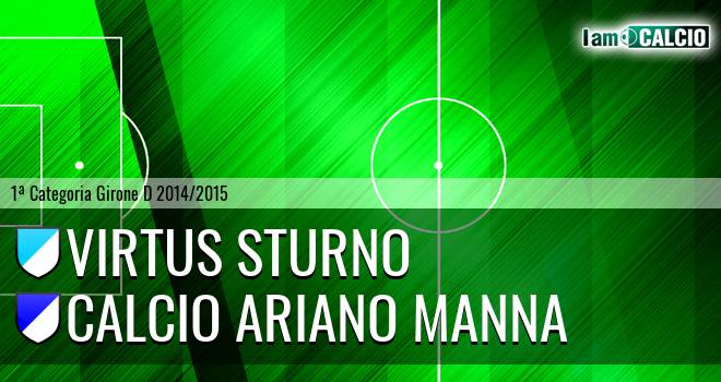 Virtus Sturno - Calcio Ariano Manna