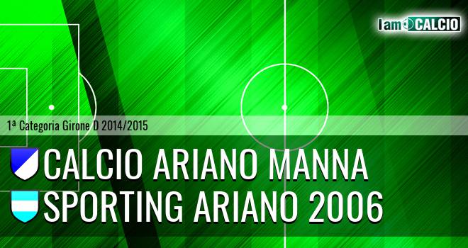 Calcio Ariano Manna - Sporting Ariano 2006