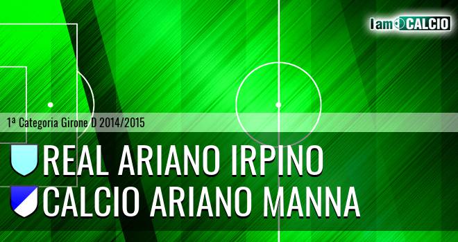 Real Ariano Irpino - Calcio Ariano Manna