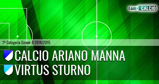 Calcio Ariano Manna - Virtus Sturno