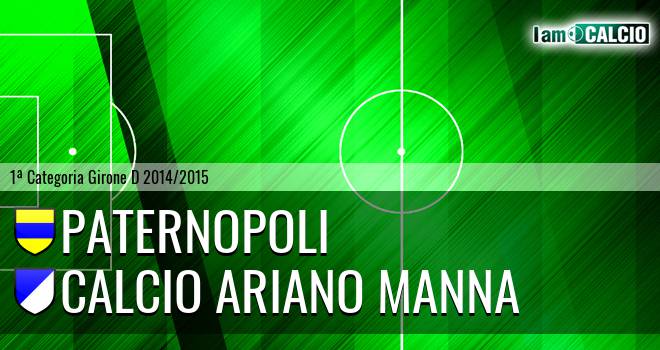 Paternopoli - Calcio Ariano Manna