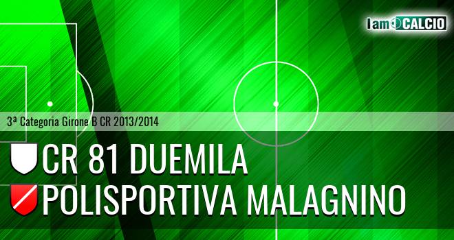 Cr 81 Duemila - Polisportiva Malagnino