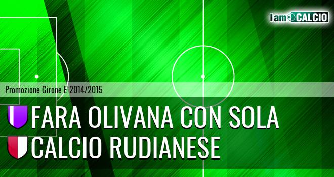 Fara Olivana con Sola - Calcio Rudianese