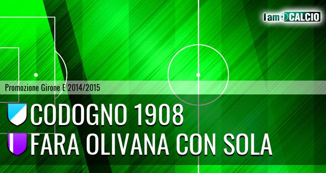 Codogno 1908 - Fara Olivana con Sola