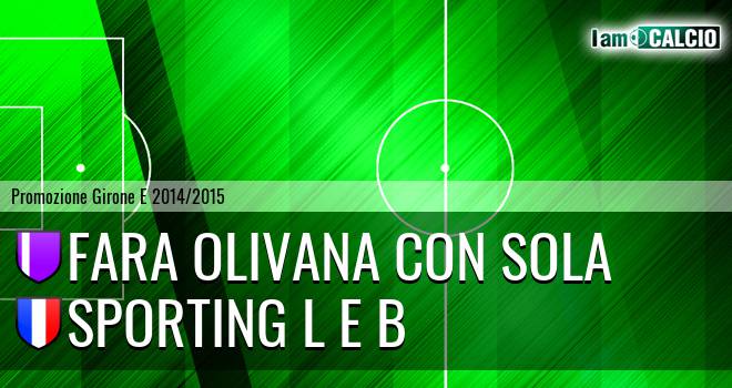 Fara Olivana con Sola - Sporting L E B