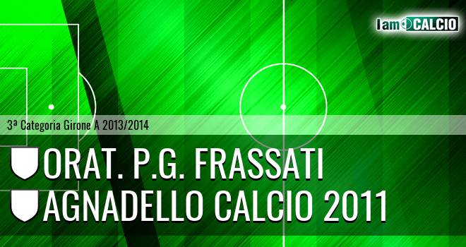 Orat. P.G. Frassati - Agnadello calcio 2011